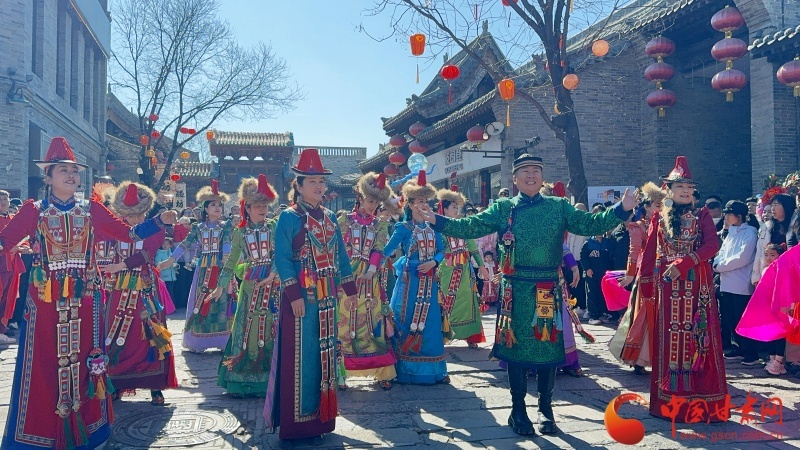 裕固族非遗歌舞亮相忻州古城马年新春共赏民族文化盛宴